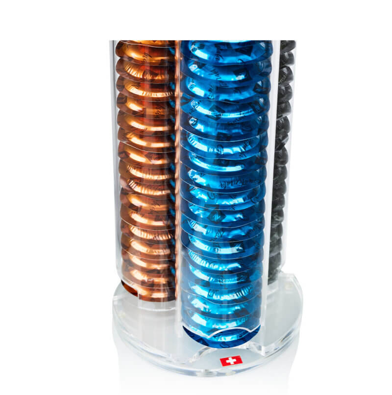 Nespresso Professional drehbarer Kaffeekapsel Spender aus premium Acryglas für 75 Pods. – Bild 2