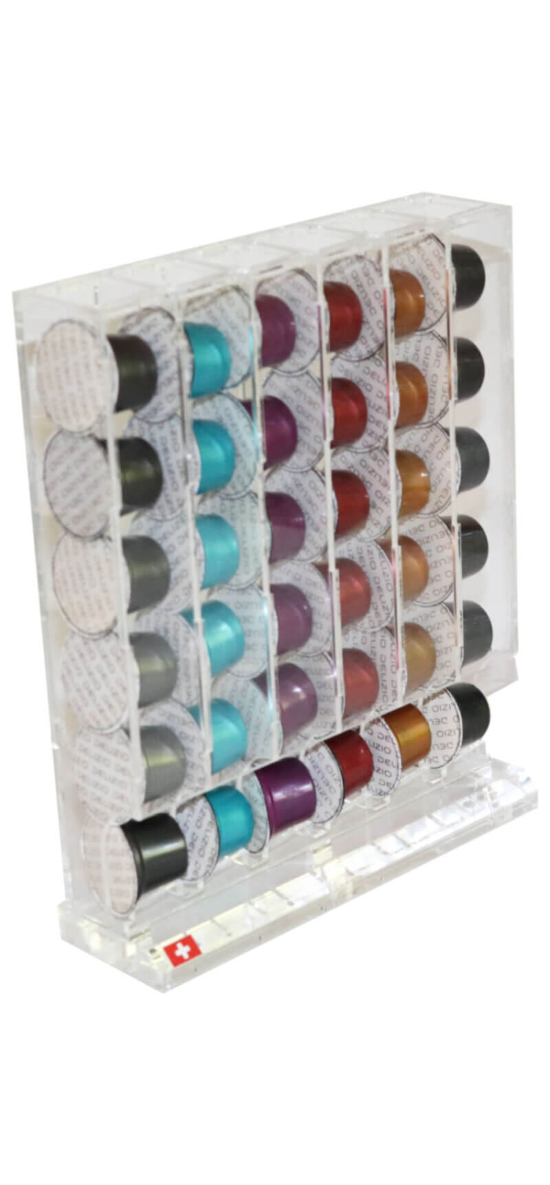 Delizio Kaffeekapsel Spender aus premium Acrylglas für 36 Kapseln / Momentan nicht lieferbar!