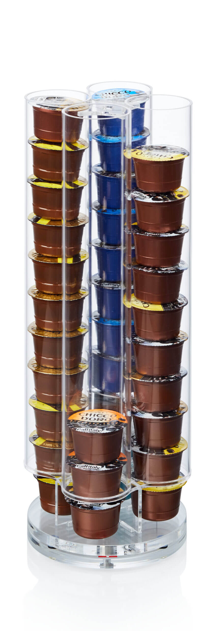 Coffee capsule dispenser for CAFFITALY Gaggia (CHICCO D'ORO)